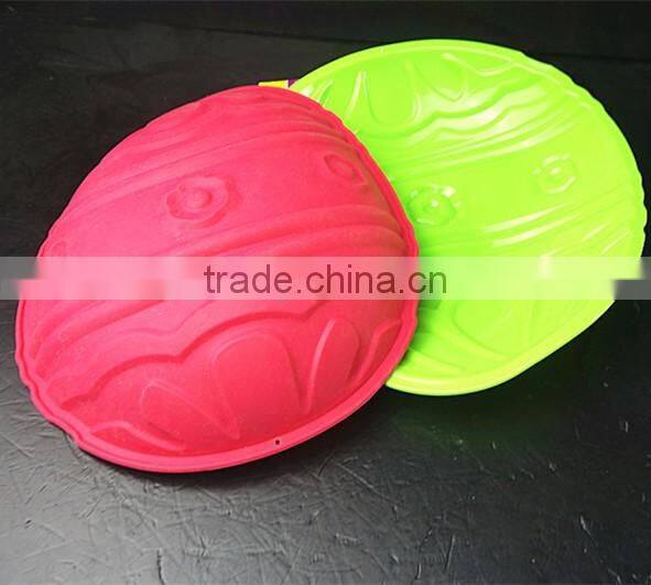 11231 color egg shaped silicone cake mold