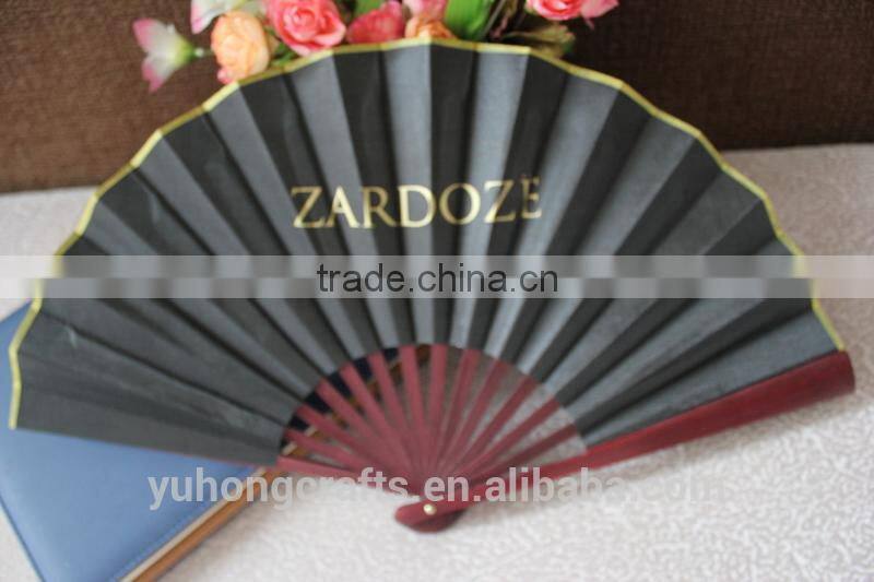 2015new custom silk fan for gift