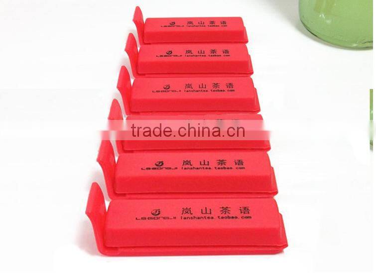 Custom food bag seal clip Plastic seal clip with LOGO