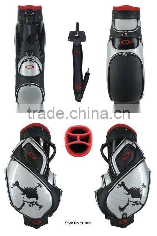 PU Leather Golf Staff Bag