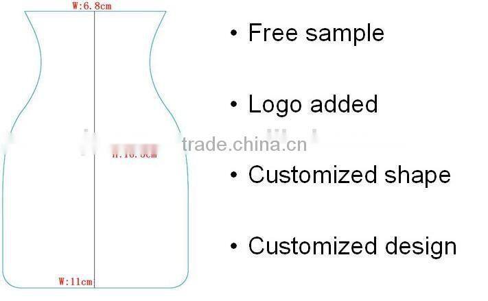 PVC disposable plastic flower vase