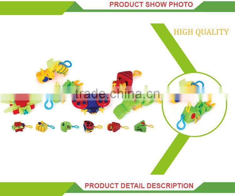 High quality cheap plastic small transform insect toy