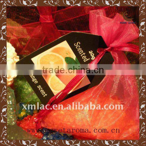2015 new arrival for home air freshener or decor paper sachet hanger type sachet beads