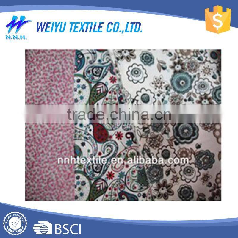 waterproof polyester printed fabric for dress