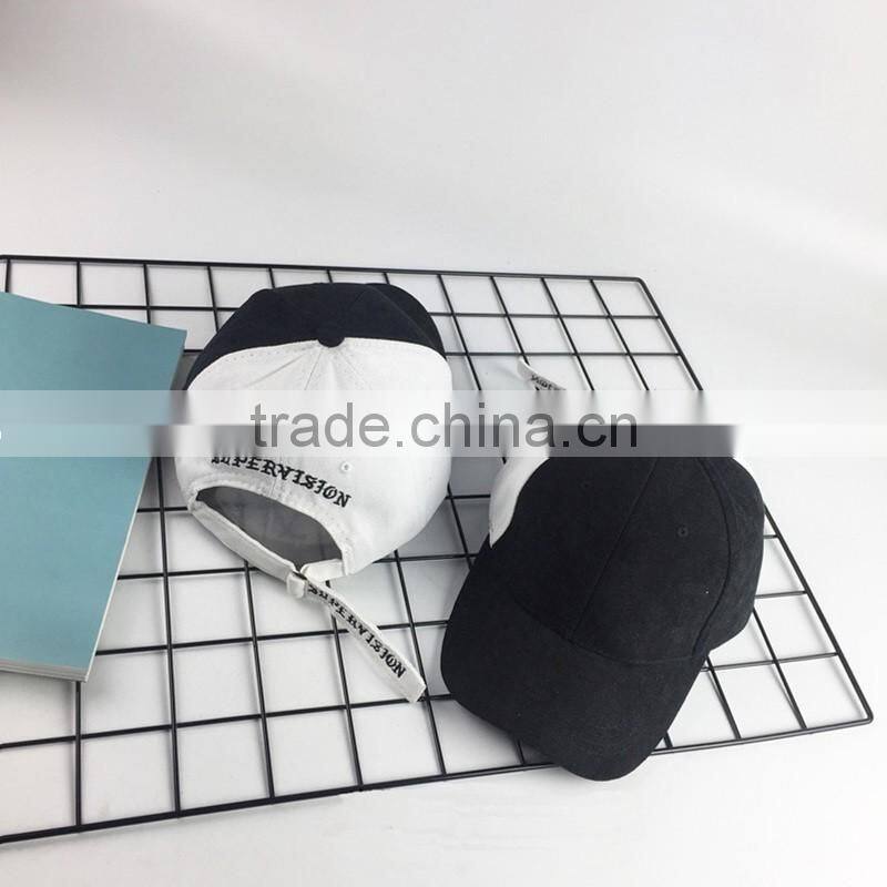 New Style Double Color Assembling Baseball Dad Cap With Flat embroidery