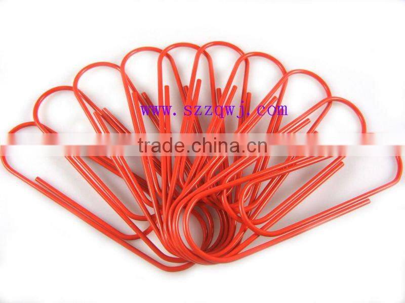 Large assorted colours bookmark gem clip paperclips