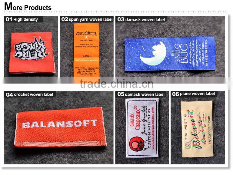 China Alibaba Precise Detail White Label for Clothing