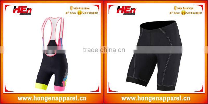 Hongen apparel Custom men team specialized cycling jersey and bib shorts sublimation bicycle bib short