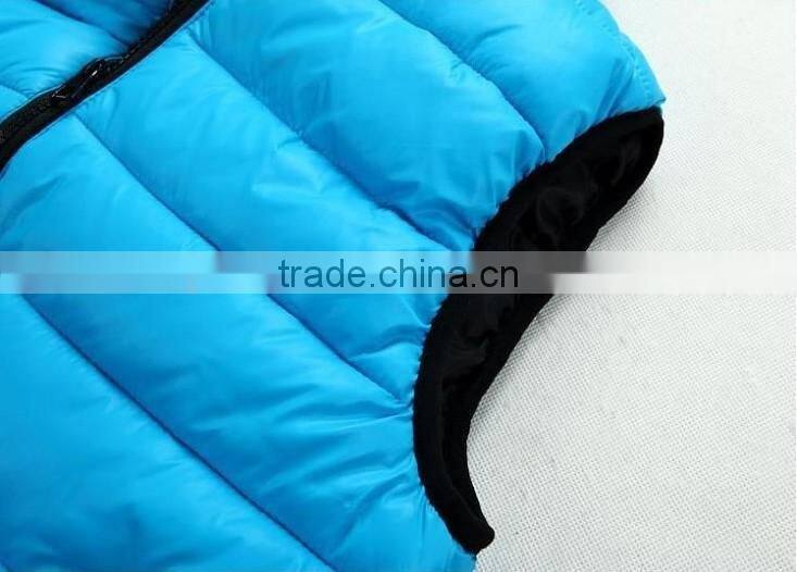 New Arrival Winter Sleeveless Women'S Hooded Lady Fashion Casual Waistcoat Shiny Vest Down-Padded JACKET