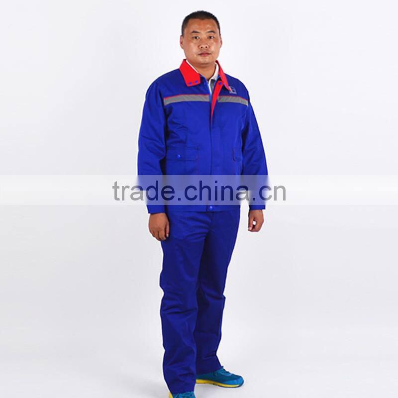High quality Winter antistatic workwear uniform with reflective tape