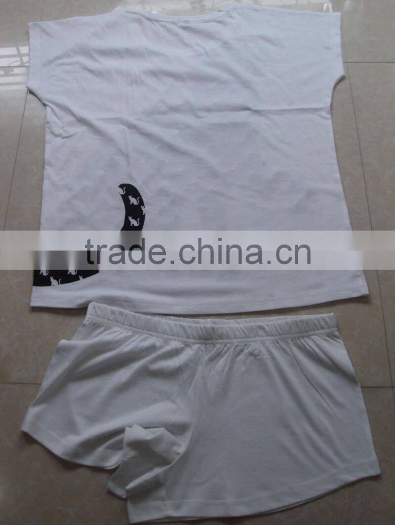 female 100% cotton sleep set ladies home clothes sleep wear Shorts pajamas for women pajamas sleepwear
