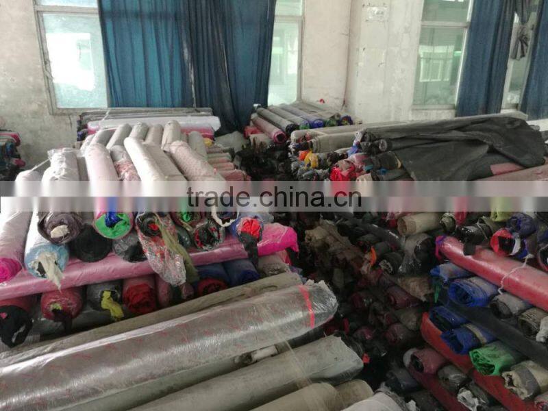 PVC Coated Polyester Stock lot Oxford Fabric Stock For School bags