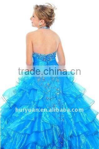 fairy princess chiffon flower girl dress