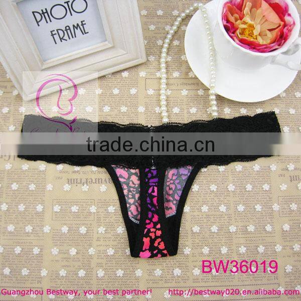 Super fashion thongs fancy leopard printed thongs