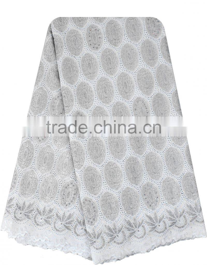 Shanghai African French Lace Fabrics 2017 Bestway Lace for Wedding