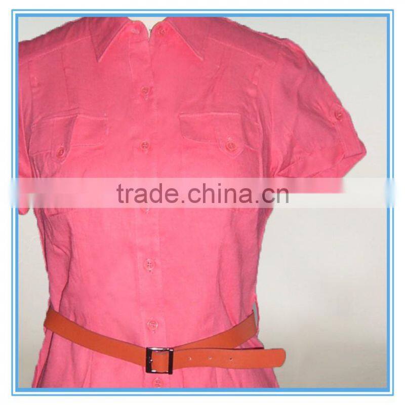 Elegant Women Blouse Shirt Ladies Tops With Chest Pockets