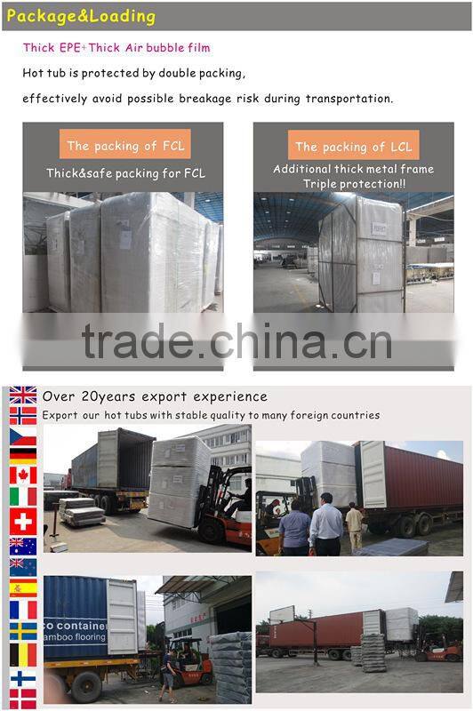 2015 hot sale Asinoe whirlpool spa pool hot tub