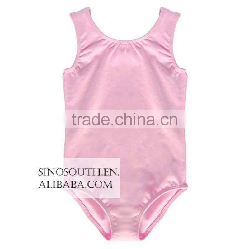 2017 Wholesale Kids Girl's Dance Sleeveless ballet tank leotard