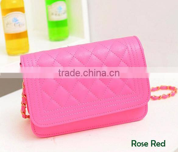 Women's Candy Color Handbag Shoulder Chain Bag Cross-body 17470#