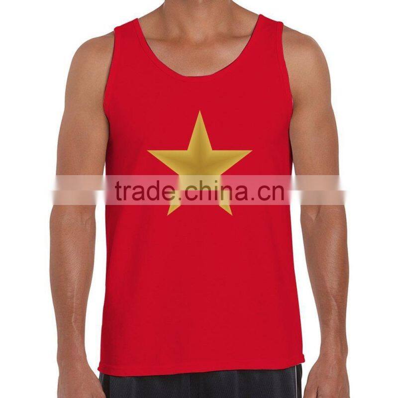 Custom OEM Cheap Price Wholesale Cotton Fitness Mens Tank Top