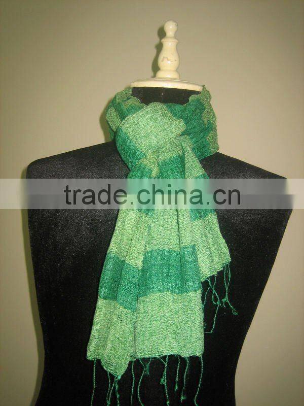 Raw Silk Scarf