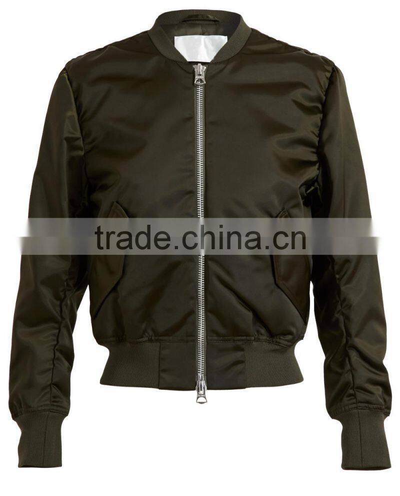 Custom Wholesale Nylon Bomber Jackets