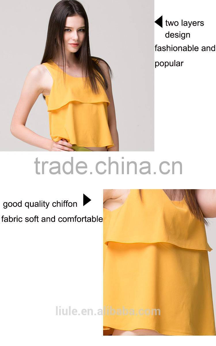 Lovely wide strap tank top