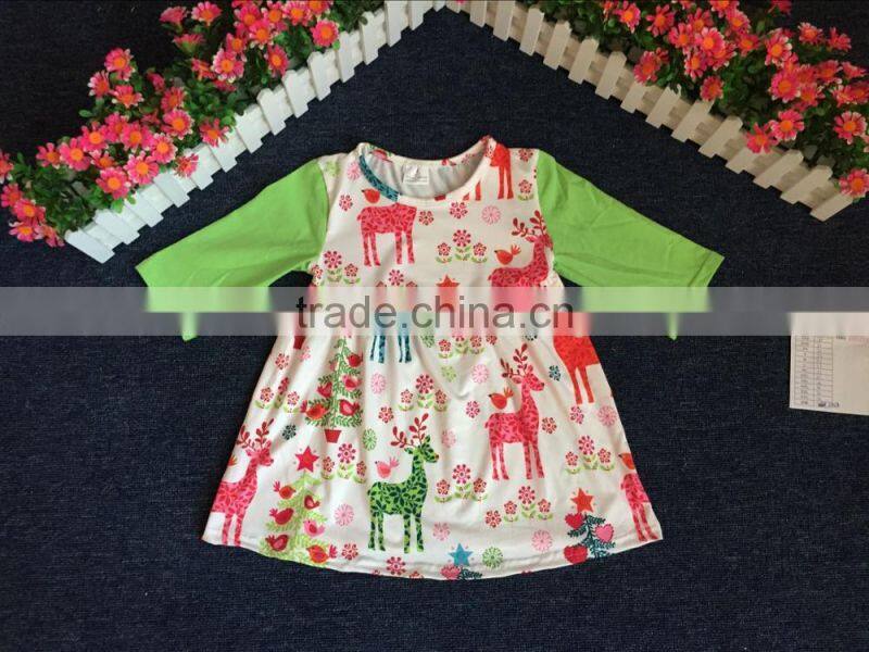 fashion baby cute fish print dress cutting beautiful children frocks designs in summer