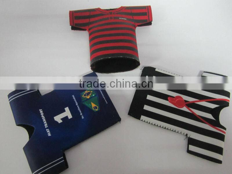 GR-B0053 hot sale t-shirt shape neoprene stubby holder