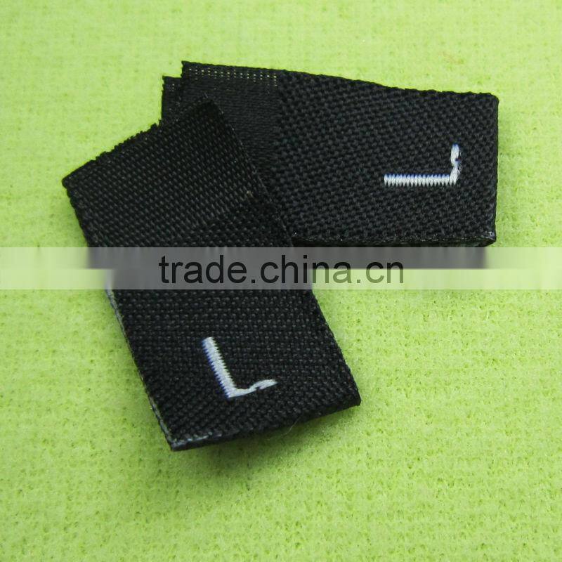 clothing size labels and size stickers