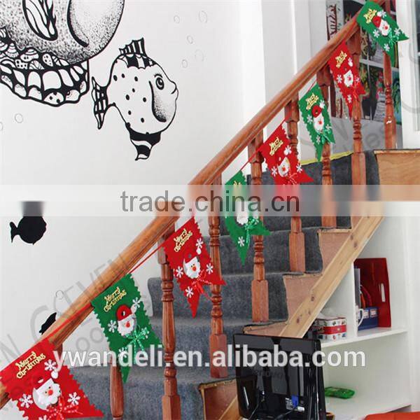 Merry Christmas Xmas Shop & Market Christmas Ceiling Decorations With Santa Clause & Snowman Design