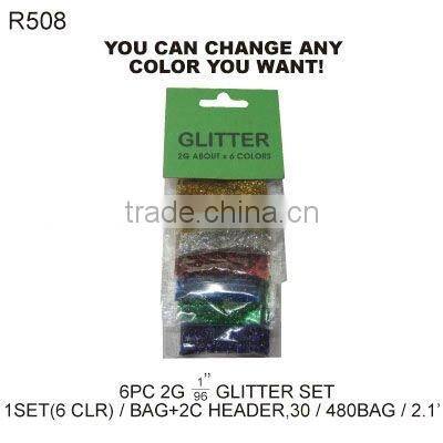 FOR CRAFT(R509) 12PC GLITTER SET