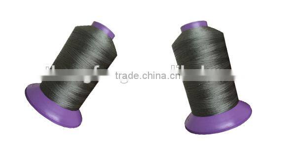 Black polyester sewing thread for jeans