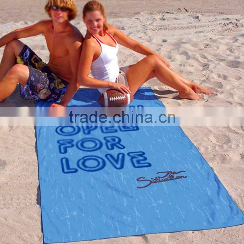 High Quality Promotional Gifts 100% Microfiber Beach Towel
