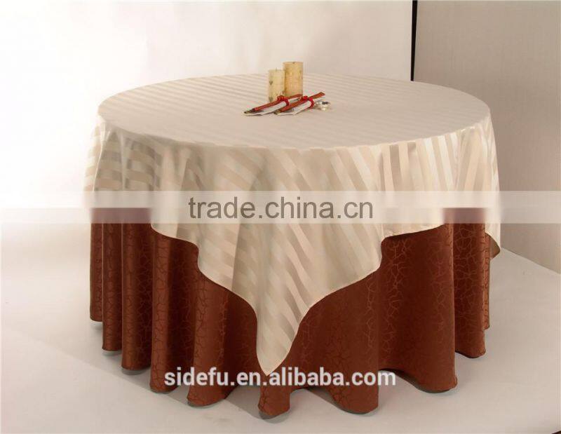 Customized Hotel Round Cheap Dining Table Cloth