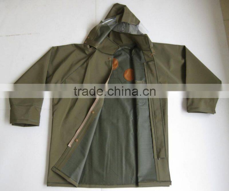 2016 Custom Industrial PVC Rubber Rain Coat