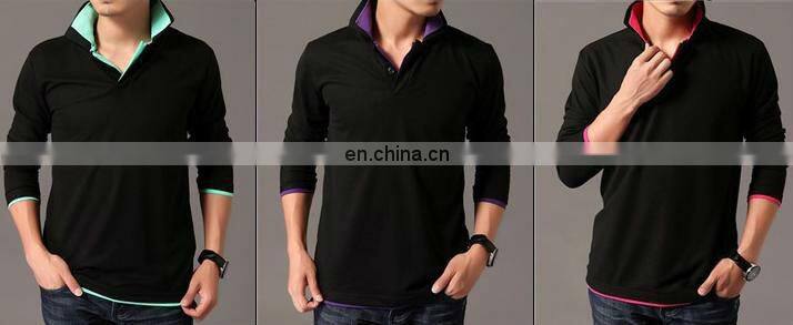 fahion men's 100% cotton polo T-shirts