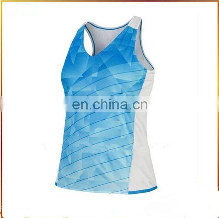 latest Colourful custom sublimated gym singlets bodybuilding women tank tops wholesale