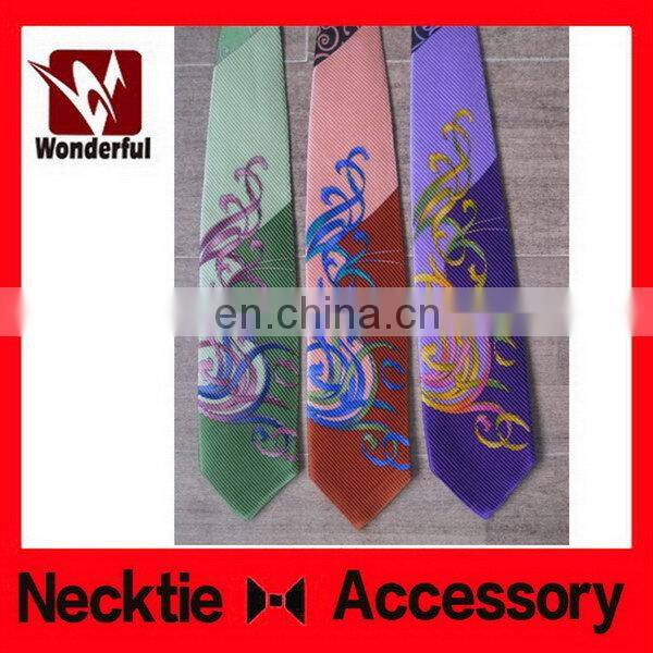 Special promotional business logo print necktie