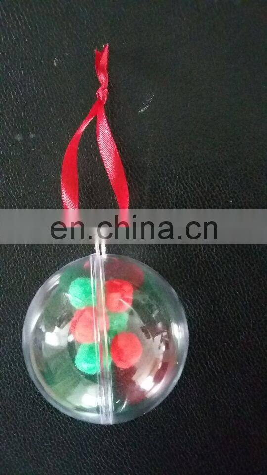 2016 New Transparent plastic open ball