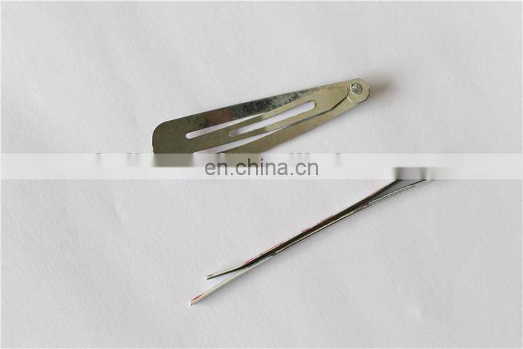 Hot Sell Fashion Flower Print Matel Hair Snap Clips and Bobby Pins