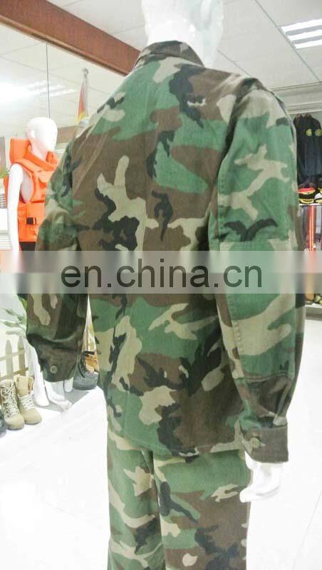 Factory OEM Pure Color Army Tactical BDU Woodland Camouflage Military Uniform/Jungle Camouflage Battle Dress Uniform