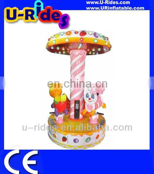 3-horsed carousel for kids