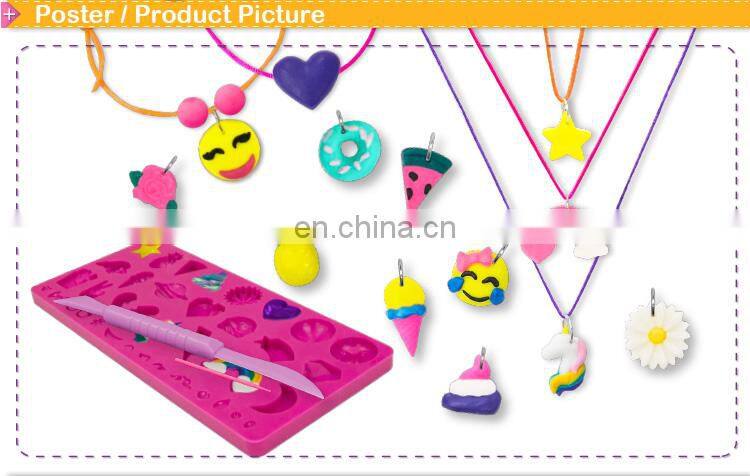 Fashion DIY Ovan BakeClay Charm & Jewelry Sets