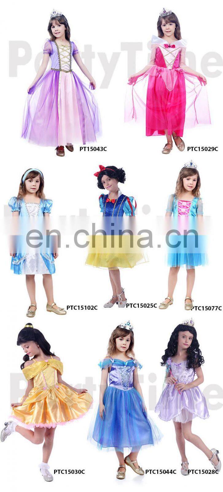 Party Time Brand kids party costume children fancy dresses baby girls party wear dress