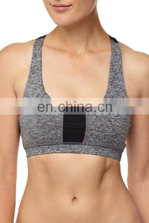 Yihao 2016 New Basic Sexy Active Solid Color Sports Yoga Running Wear Gym Bra Women Vest Crop Top