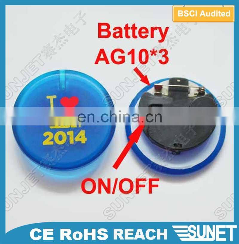 Fashion party wholesale pin multicolor rotary lapel pin