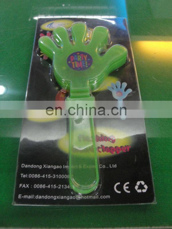 party glowing items LED plastic flashing clapper for cheer