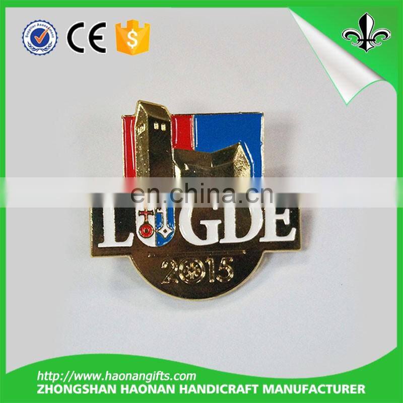 High quality custom metal lapel pin badge for promotion