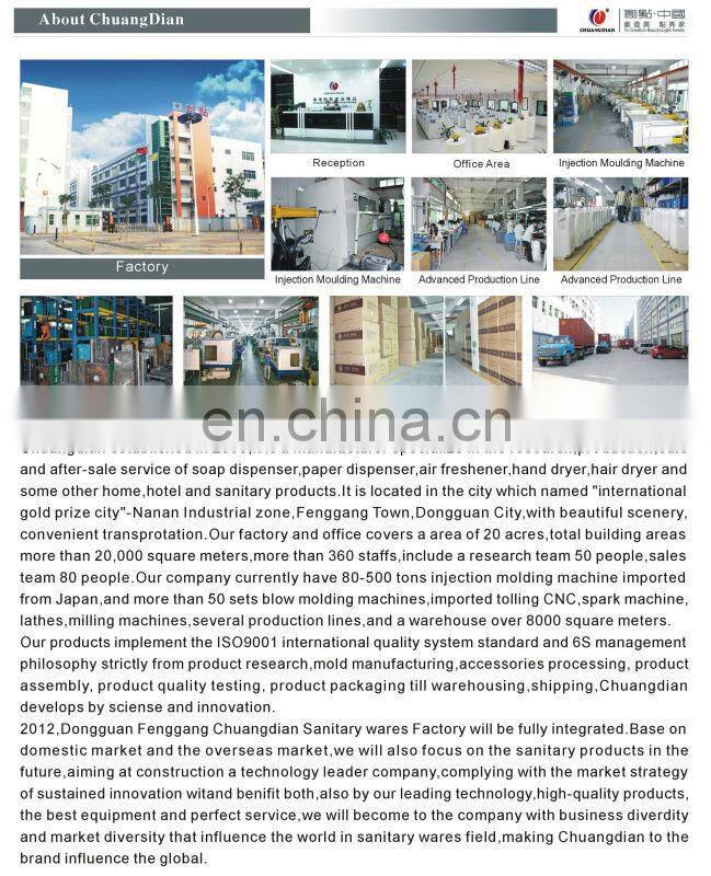 Hotel Supplies 300ml Single-head Plastic Manual Soap Dispenser CD-1019A